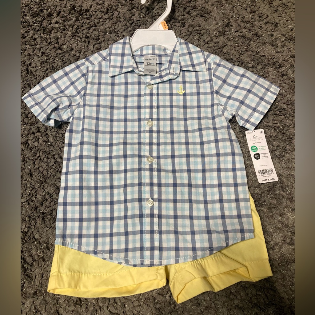 Carter’s Baby Boy 2pc Short Set